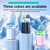 Smart car air freshener with RGB light and fog effect